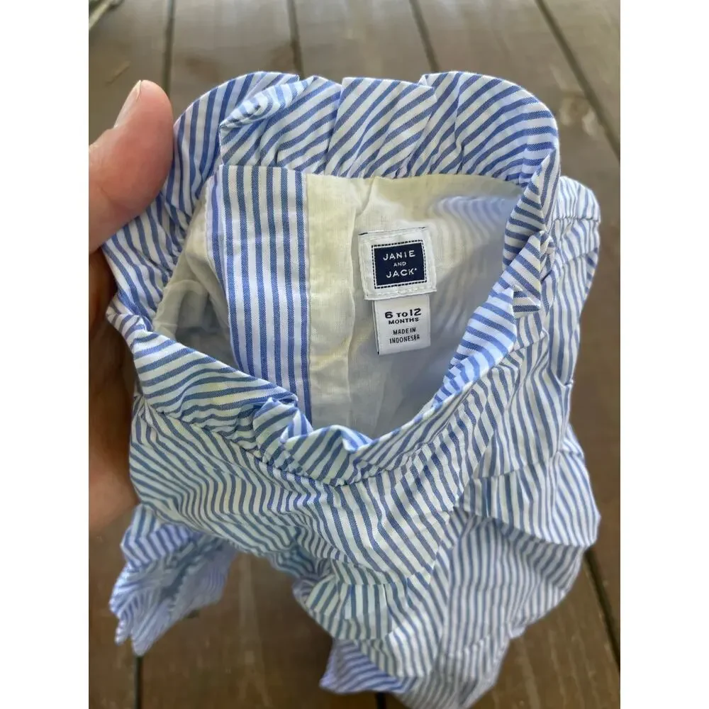Janie and Jack girls 6-12 month blouse